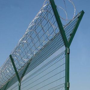 Clôture de <span class=keywords><strong>jardin</strong></span> en fil métallique courbé 3D, grillage soudé triangulaire, clôture 3D - Product Image 2