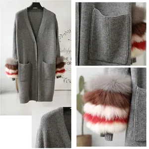 बेचना लंबी आस्तीन स्वेटर आकस्मिक जैकेट महिलाओं की ऊन बुनना कार्डिगन