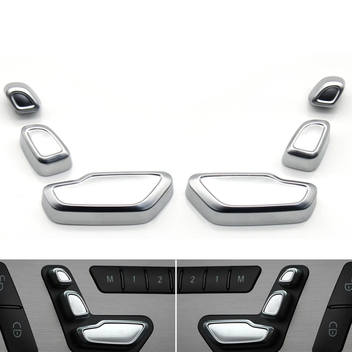 thumbnail image 2 of 2-Pack Power Seat Switch Button Cap Cover - Left Side For Nissan Altima (2004-2020) & Murano (2011-2021) 2 of 10