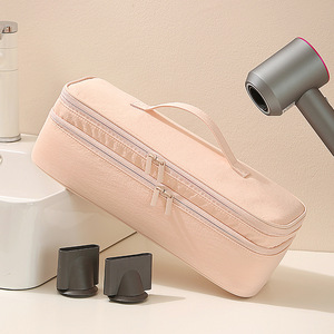 Nueva Bolsa de Almacenamiento para Estilizador de Cabello <span class=keywords><strong>Dyson</strong></span>, Organizador de <span class=keywords><strong>Secador</strong></span> de Pelo de Nailon de Doble Capa, Portátil, con Compartimentos, Diseño Moderno y Minimalista - Product Image 3