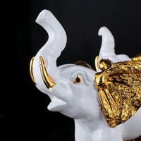 Nieuwe Creatieve Sculptuur Dier Hotel Decoratie Olifant Fruitschaal Standbeeld