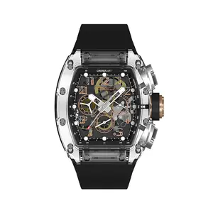 Hot Selling Watch Mechanism Automatic Sapphire Glass 10atm Waterproof Skeleton Mechanical Watch Sei Ko Mechanical Watch On Sale