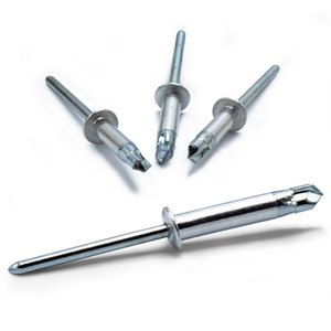 NEX Fast Rivet 4 x 20 mm Rivet aveugle autoperceur en acier aluminium non peint 100 pièces - Product Image 1