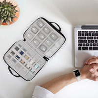 Étui de rangement pour bracelet de montre, étui de transport pour 24 bracelets de montre, sac organisateur de bracelets de montre portable