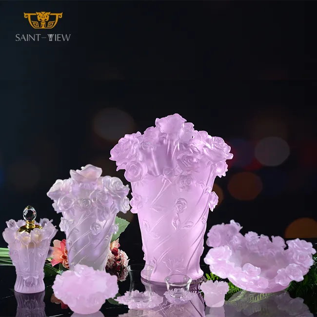 Crystal INS Hot Sale Popular Luxury Large Crystal Burner Vase Wedding Home Decor