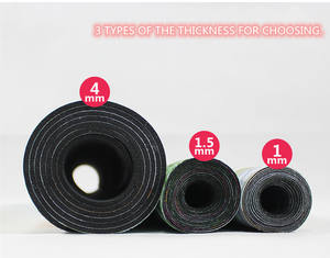 Juego de Tapetes de Yoga de Gamuza con Logotipo Personalizado Impreso en Goma Ecológica de 4 mm/5 mm para Yoga Caliente y Pilates - Product Image 5