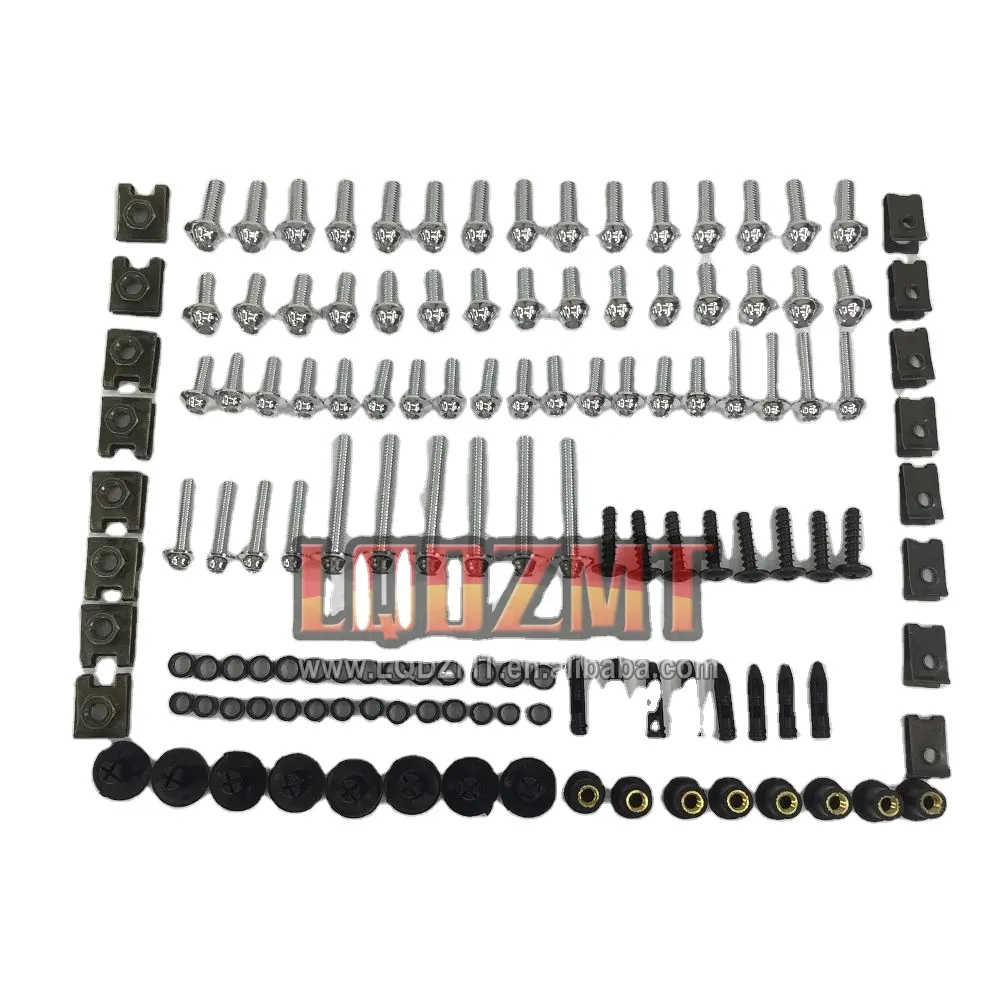 Kit completo de tornillos de carenado de 268PS para KAWASAKI NINJA ZX 14R 14 2017 ZX14R 2012 2013 2014 2015 2016 2017 tornillos de cuerpo tuercas