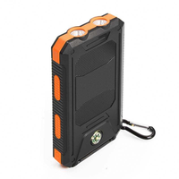 20000mah Étanche Double Banque D'énergie Solaire Portable Sans Fil Chargeur Panneaux 10000mah Mini Banque D'énergie 100000 Mah Capacité