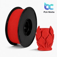 Filament PLA Mat 1,75 mm 1 kg Texture Fine Mate Finition Givrée Lisse Faible Brillance Impression FDM Rouleau de Filament pour Imprimante 3D Vente en Gros