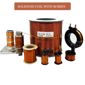 Cuộn dây điện từ bằng đồng, lõi khí, dùng cho van điện từ, loại <span class=keywords><strong>bobbin</strong></span> nhựa, nguồn DC 12V 24V, gắn thẻ RFID, sản xuất tại Trung Quốc - Product Image 3