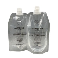 Vente en gros 32 oz 946ml liquide Doypack 500ml Stand up savon nettoyant pour le corps pochette rechargeable avec bec pour cosmétiques Toner Essence