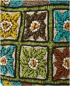 Export Quality Handmade Floral <b>Beaded</b> <b>Purse</b> for Women Premium Embroidered Fashion Bag for Daily Use Available for Sale - Product Image 5