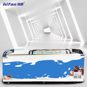 Congelatore a pozzetto commerciale grande per gelati e dessert surgelati, attrezzatura di refrigerazione affidabile per negozi - Product Image 5