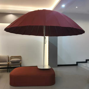 Sombrilla Circular para Exteriores, Venta Directa de Fábrica, para Restaurantes, Jardines, Villas y Hoteles, Sombrilla de Patio - Product Image 5