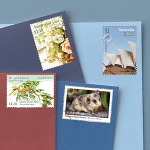 Nouvelle Arrivée Vintage Style Dollar Australien <span class=keywords><strong>Timbres</strong></span>-poste Australie 1.7 $ Postal Mailing Stamp Mail Post Label <span class=keywords><strong>Timbres</strong></span> Autocollants - Product Image 1