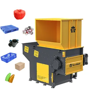 Multifunctional Waste Single Shaft Shredder For Big Pieces Plastic Metal Film And Fabric