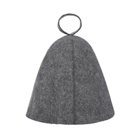 Chapeau de sauna en laine, couleurs et tailles personnalisées, vente en gros, commande minimum de cinquante pièces, adapté aux hôtels et aux spas