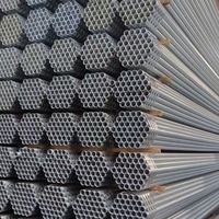 Tuyau en acier au carbone rond soudé ERW galvanisé, norme ASTM, pour clôture de serre et utilisation en construction