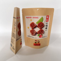 Sachet Doypack en papier kraft pour Hawthorn, idéal pour l'emballage de snacks traditionnels