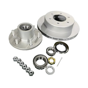 Essieu droit de style américain <span class=keywords><strong>5200</strong></span> lb avec frein à disque séparé |   Kit de frein à disque pour remorque de camping-car |   Support métallique - Product Image 1