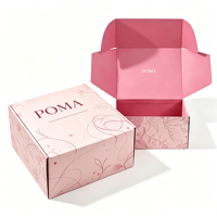 Caja de Papel Rígido de Lujo con Logotipo Personalizado, Caja de Embalaje para Ropa, Caja de Regalo Plegable de Cartón Rígido para Tienda de Ropa al por Mayor
