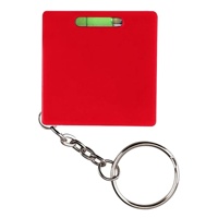 Anneau de ruban à mesurer compact niveleur avec ruban de règle en métal de 1 mètre de long TM005 cadeau promotionnel ruban à mesurer porte-clés