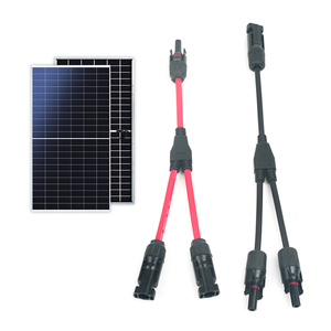 制造批发2合1 y型太阳能电缆线束，用于太阳能电池板连接 - Product Image 4