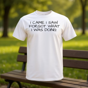 Camiseta divertida con eslogan: Vino, vi, olvidé qué iba a hacer - Product Image 3