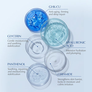 Crème pour le visage au peptide <span class=keywords><strong>de</strong></span> cuivre GHK Cu, marque privée OEM, anti-âge, raffermissante, hydratante pour peaux matures, 100 ml - Product Image 3
