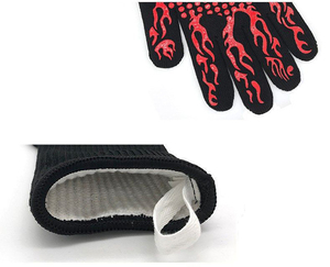 Las Mejores Guantes de Cocina Resistentes al Calor para Barbacoa, Guantes de Silicona para Horno y Microondas - Product Image 6
