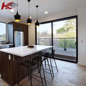 Tối giản bằng chứng Nhôm đóng khung cửa nhà bếp cách nhiệt cửa đôi cửa kính cường lực - Product Image 5