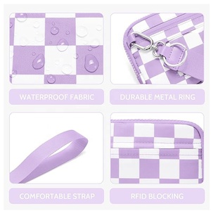 Bracelets de mode personnalisés portefeuilles portefeuille matelassé en nylon sac de créateur de <span class=keywords><strong>voyage</strong></span> organisateur de téléphone portable - Product Image 3