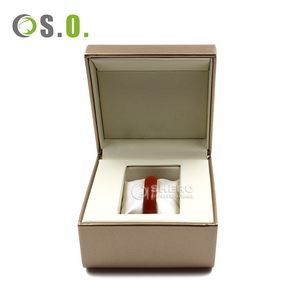 Boîte à montre en plastique imprimée de luxe haut de gamme, insert en satin de haute qualité, boîte de présentation de montre carrée avec logo personnalisé - Product Image 5