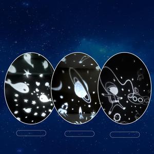 Lampe de projection LED USB ciel étoilé pour enfants, veilleuse astronaute projecteur d'étoiles pour bébé - Product Image 6