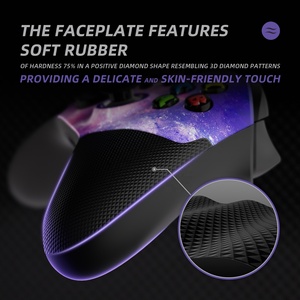 EXtremeRate Anti slip Rubberized <b>Grips</b> Replacement Faceplate Shell for Xbox Series X S <b>Controller</b> - Product Image 4