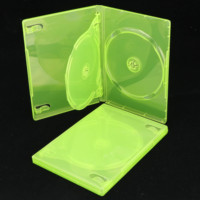SUNSHING Custom Groene Vervangende Game Case voor Xbox 360 Dubbele Disc CD DVD Opbergdoos Plastic Videogame Beschermhoes