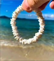 Bracelet artisanal multicolore en coquillages bruts et acier inoxydable, bijoux naturels pour femmes, perles de pierre, vente en gros