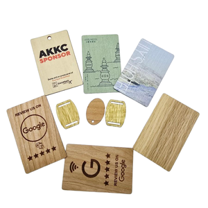 Carte de visite NFC écologique et biodégradable, à partager par simple contact, avec fonction <span class=keywords><strong>Google</strong></span> Reviews - Product Image 1