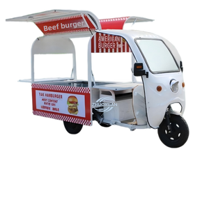 Chariot de vente ambulant électrique multifonctionnel pour marché nocturne, petit-déjeuner, restauration rapide et brochettes - Product Image 1