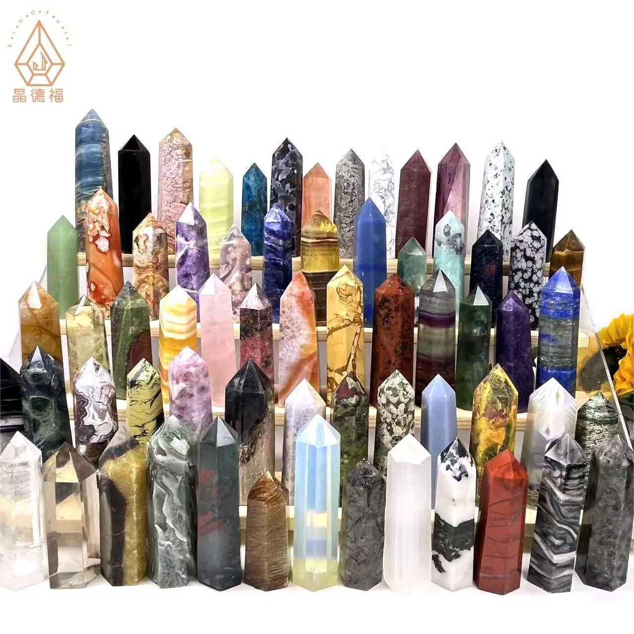 Kindfull Crystal Wholesale Natuurlijke Kristallen Helende Stenen Rozenkwarts Punten 6-9Cm Crystal Wand Punten