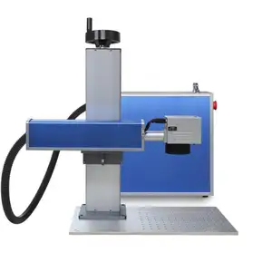 30W 50W 60W 2022 Nieuwe Machine Hot Verkoop Cn Laser Fiber Laser Fiber Laser Markering Voor Metaal