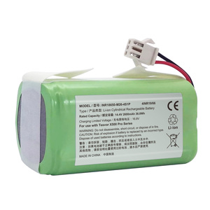 14.4V 2600mAh lithium có thể sạc lại quét Pin cho amarey A800 A900 imartine C800 tesvor X500 Pro Máy hút bụi Pin - Product Image 1
