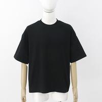 T-shirt en coton 100% de qualité supérieure, impression sérigraphique personnalisée, poids lourd, 240 GSM, uni, pour unisexe, manches courtes, t-shirt oversize vierge
