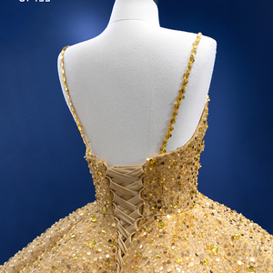 Robe de soirée pour femme Rsm67455, vente chaude, robe de bal sexy brillante dorée - Product Image 6