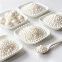 Billes d'oxyde de zirconium multi-spécifications, emballage OEM pour applications de broyage fin en moulin à sable et moulin à billes