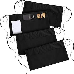 Utopia Wear Lot de 4 tabliers de serveur avec 3 poches, tablier de taille pour serveur et serveuse, 12 pouces - Product Image 3