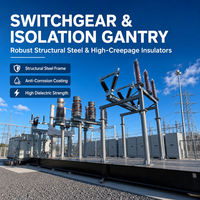Cabines de postes de transformation mobiles préfabriquées en conteneurs, à double rangée, climatizées, avec surveillance centralisée 66kV/110kV