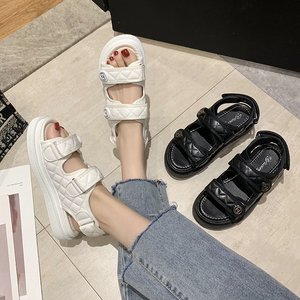 Nuovi Sandali Estivi da Donna, <span class=keywords><strong>Scarpe</strong></span> Casual Sexy, Ballerine alla Moda con Cinturino alla Caviglia, <span class=keywords><strong>Scarpe</strong></span> da Spiaggia Traspiranti per Uso Quotidiano - Product Image 5