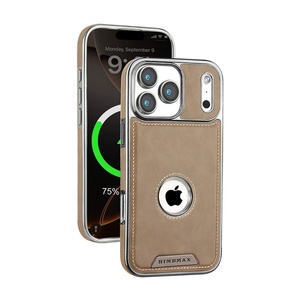 เคสโทรศัพท์หนัง PU แบบนิ่มขอบแม่เหล็ก สำหรับ iPhone 17 12 13 14 Pro Max 15 16 Plus 17 Air พร้อมโลโก้แบบตัด - Product Image 6