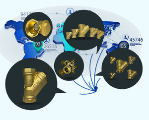 Filtre à eaux usées haute précision à filetage femelle en laiton GL11H-B de type Y, personnalisable, vente en gros en Chine, produit phare - Product Image 5